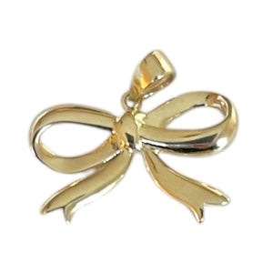 14k Bow Charm