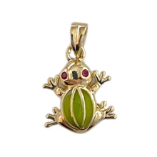 Load image into Gallery viewer, 14k Frog Charm
