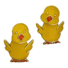 Load image into Gallery viewer, Moving Chick Earrings - Deadstock
