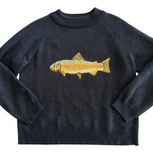 Fish Sweater Passport Blue PREORDER
