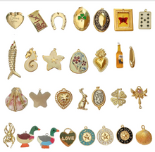 Load image into Gallery viewer, Gold Clip Anywhere Charms - Large
