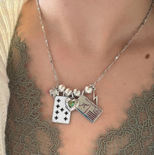 Load image into Gallery viewer, Silver Custom Mosaic Necklace
