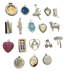 Silver Clip Anywhere Charms Medium