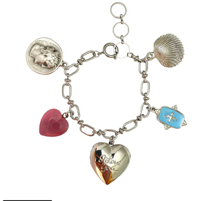 SAMPLE - Silver Charm Bracelet Chunky