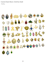 Load image into Gallery viewer, Gold Clip Anywhere Charms - Small
