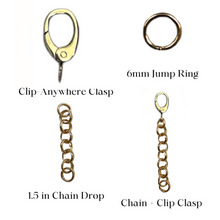 Load image into Gallery viewer, Gold Clip Anywhere Charms - Medium
