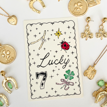 Load image into Gallery viewer, Lucky Girl Print (4x6)
