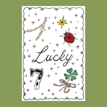 Load image into Gallery viewer, Lucky Girl Print (4x6)
