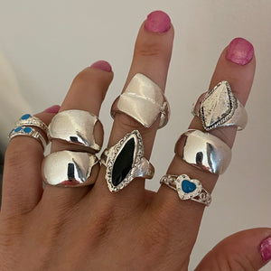 Deadstock Plated Rings - Silver